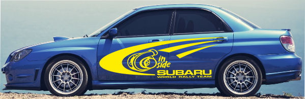 Винил на борта - Subaru WRC Turbo Inside